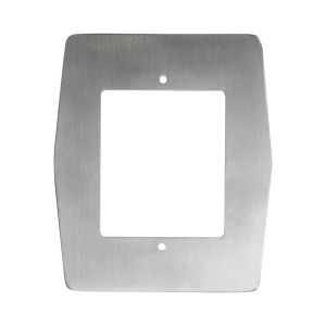 ZKTeco ZK-TSA10-1 Placa de acero personalizada para tornos - Embellecedor para lectores biométricos - Apta para