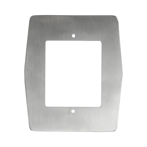 ZKTeco ZK-TSA10-1 Placa de acero personalizada para tornos - Embellecedor para lectores biométricos - Apta para