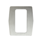 ZKTeco ZK-TSA10 Placa de acero personalizada para tornos - Embellecedor para lectores biométricos - Apta para