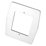 ZKTeco ZK-TSA10-1 Placa de acero personalizada para tornos - Embellecedor para lectores biométricos - Apta para