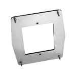 ZKTeco ZK-TSA10-1 Placa de acero personalizada para tornos - Embellecedor para lectores biométricos - Apta para