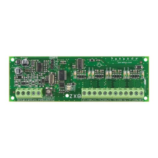 Paradox ZX8 Módulo expansor de 8 zonas (16 zonas con función ATZ) + 1 salida PGM
