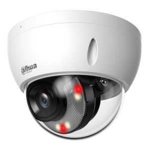 Dahua Domo IP H265 8M WDR Iluminación Dual LED30m/IR30m 2.8mm IK10 IP67 PoE SD AI