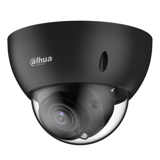 Dahua Domo IP H265 8M DN WDR Deeplight IR40m 2.7-12VFM IK10 IP67 ePoE SD AUDIO E/S MIC AI. Color negro